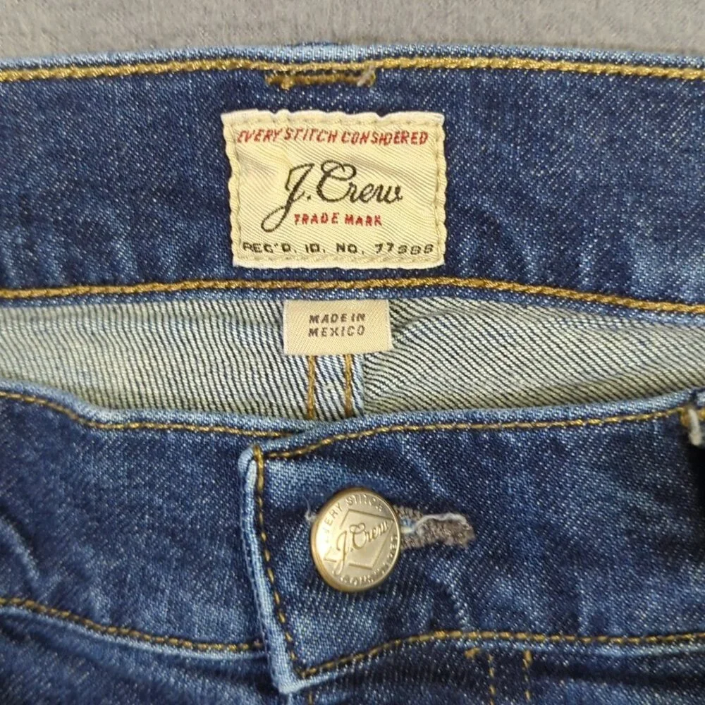 J. Crew Jeans Men's 33x32 Blue 1040 Athletic Tapered Fit Stretch Denim